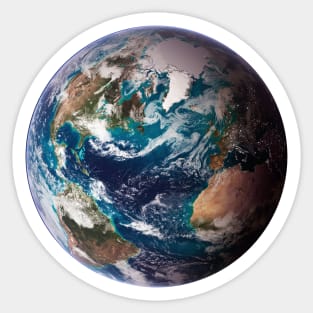 Earth From Space Sticker